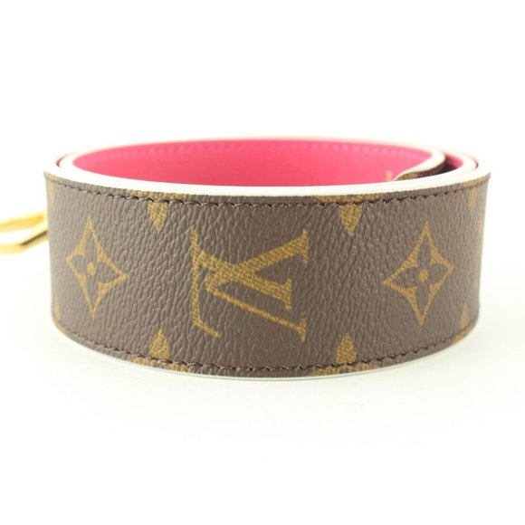 Louis Vuitton Monogram x Fuchsia Reversible Guitar Strap Shoulder 1LK0216 main image 6